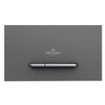 Villeroy & Boch Viconnect bedieningsplaat E300 DF frontbediend 25.3x14.5cm kunststof antrciet/matchroom OUTLETSTORE STORE31975