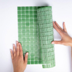 The Mosaic Factory Amsterdam mozaïektegel - 32.2x32.2cm - wand en vloertegel - Vierkant - Glas Green Mat SW62102