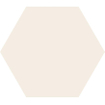 Cifre Ceramica Hexagon Timeless wand- en vloertegel - 15x17cm - 9mm - Zeshoek - Ivoor mat SW476708