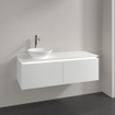 Villeroy & Boch Legato wastafelonderkast 120x38cm 2 lades White matt SW479875