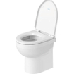 Duravit DuraStyle Basic closetset Staand diepspoel spoelrandloos 37x48cm met softclose closetzitting wit SW358501