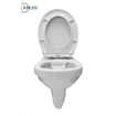 Xellanz Trevi wandcloset rimless met Ultimo 3.0 toiletzitting softclose en quick release glans wit SW72904