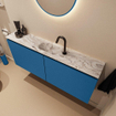 MONDIAZ TURE-DLUX 120cm toiletmeubel Jeans. EDEN wastafel Glace positie midden. Met 1 kraangat. SW1103352