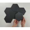 Cifre Ceramica Hexagon Timeless wand- en vloertegel - 15x17cm - 9mm - Zeshoek - Zwart mat SW476707