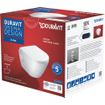 Duravit D-Neo wandtoilet met zitting 37x48x40cm Wit Hoogglans SW544307
