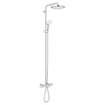 GROHE Tempesta System 250 Regendoucheset - 25cm - hoofddouche - ronde handdouche - 2 straalsoorten - met badthermostaat - chroom SW999103