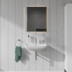 Duravit ME by Starck wastafel 55x44cm met 1 kraangat met overloop wit SW84146