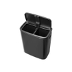 Brabantia Bo Touch Bin Afvalemmer - 2x30 liter - 2 kunststof binnenemmers - confident grey SW1117297