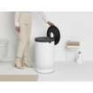 Brabantia Wasbox - 60 liter - kunststof deksel - uitneembare waszak - wit SW767542