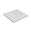 Saniclass Relievo Crag douchebak 90x90cm antislip antibacterieel mineraalmarmer mat wit SW543398