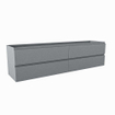 Mondiaz HAY wastafelonderkast - 190x45x50cm - 4 lades - uitsparing rechts - softclose - Plata SW1016255