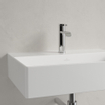 Villeroy & Boch Memento 2.0 wastafel onderzijde geslepen 60x42cm zonder overloop 1 kraangat ceramic+ wit SW358436