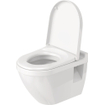 Duravit Starck 3 WC-zitting - 37x43.1x4.3cm - softclose & quickrelease - Kunststof - glans wit 0290272