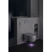 Geberit AquaClean Mera Comfort Douche WC - geurafzuiging - warme luchtdroging - ladydouche - softclose - glans/chroom afdekplaatje - glans wit GA13633