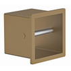 Fortifura Calvi Toiletrolhouder - inbouw - 17.3x17.3x15.3cm - Geborsteld Messing PVD (Goud) SW1126060