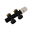 Riko thermostatisch 3/4 onderblok recht mat zwart SW110894