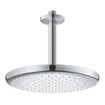GROHE Tempesta 250 Hoofddouche - 25cm - 1 straalsoort - plafondarm 14.2cm - chroom/wit SW490429