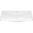 Duravit D-Neo inbouwwastafel 60x44x14.5cm 1 kraangat rechthoek Keramiek Wit SW640471