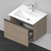 Duravit D-Neo wastafelonderkast 61x44x46.2cm 1 lade Eiken (terra) Mat SW640722