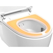 Geberit AquaClean Mera Comfort Douche WC - geurafzuiging - warme luchtdroging - ladydouche - softclose - glans/chroom afdekplaatje - glans wit GA13633