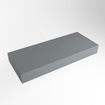 Mondiaz TOP 23 Vrijhangend Topblad - 100x23.5x12cm - geschikt voor waskom - Solid surface - Plata SW1022921