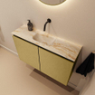 MONDIAZ TURE-DLUX 80cm toiletmeubel Oro. EDEN wastafel Frappe positie midden. Zonder kraangat. SW1102882