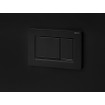 Geberit Sigma20 bedieningsplaat - 2-toets spoeling - rechthoekige knoppen - matzwart,e.t.c. SW420177