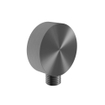 Hotbath Archie Wanduitlaat - geschikt voor doucheslang - geborsteld gunmetal PVD SW798941