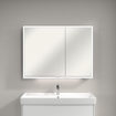 Villeroy & Boch My view spiegelkast 100x75cm 2 deuren 2 contactdoos LED SW641581