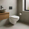 Saniclass Closetzitting - quickrelease - softclose - geschikt voor Duravit D-code - wit glanzend SW1159430