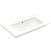 Villeroy & Boch Venticello Meubelwastafel - zonder kraangat - 80x50cm - overloop - ceramic - wit 1025143