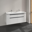 Villeroy & Boch Subway 2.0 wastafelonderkast 128.7x59x44.9cm glossy white SW118776