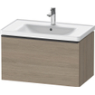 Duravit D-Neo wastafelonderkast 78.4x44x45.2cm 1 lade met softclose Eiken (terra) Mat SW640629