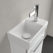 Villeroy & Boch Avento fontein 1 kraangat rechts zonder overloop 36x22cm Ceramic+ stone white SW445852