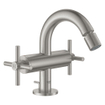GROHE Atrio 1-gats bidetkraan M-size met waste met kruisgrepen supersteel SW224910
