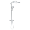 GROHE Rainshower SmartActive Regendoucheset Opbouw -hoofddouche 31cm - handdouche vierkant - thermostatisch - SmartActive - chroom SW472373