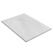 BRAUER Relievo Crag Douchebak 140x100cm antislip antibacterieel mineraalmarmer mat wit SW543405