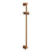 Brauer Copper Edition Regendoucheset inbouw - hoofddouche 20cm - 3 gladde knoppen - rechte wandarm - glijstang - handdouche rond 3 standen - PVD - geborsteld koper SW374498