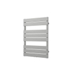 Plieger Genua M designradiator horizontaal middenaansluiting 800x550mm 405W parelgrijs (pearl grey) SW225715