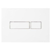 Plieger Flair bedieningsplaat dualflush wit 0701189