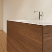 Villeroy & Boch Finion wastafelonderbouwkast met 2 laden 99.6x59.1x49.8cm v. meubelwast. 4164 AO/A2/AB/A1 walnoot SW106678
