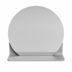 Mondiaz SPOT Badkamerspiegel - rond 40cm - spiegelplanchet - kleur Plata SW1235579
