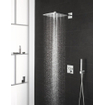 GROHE Smartcontrol Regendoucheset Inbouw - hoofddouche vierkant 31 cm - 2 functies - handddouche staaf 1 stand - chroom SW108048