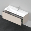 Duravit D-Neo wastafelonderkast 121x44x46.2cm 1 lade Taupe Mat SW640606