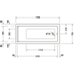 Duravit Starck kunststof inbouwbad acryl rechthoekig 170x75x46cm wit 0297573