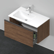 Duravit D-Neo wastafelonderkast 81x44x46.2cm 1 lade Noten (donker) Mat SW640725