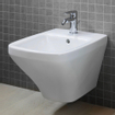 Duravit DuraStyle wandbidet 37x62cm met overloop met kraangat met wondergliss wit SW54178