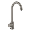 GROHE Blue Home Keukenkraan - C-uitloop - 1-gats - filterfunctie - plat licht en bruisend water - hard graphite geborsteld SW354769