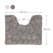 Sealskin Pebbles Toiletmat Katoen 50x60 cm Grijs SW23180