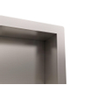 Inbouwnis 30x30x10cm geborsteld RVS TWEEDEKANS OUT12633